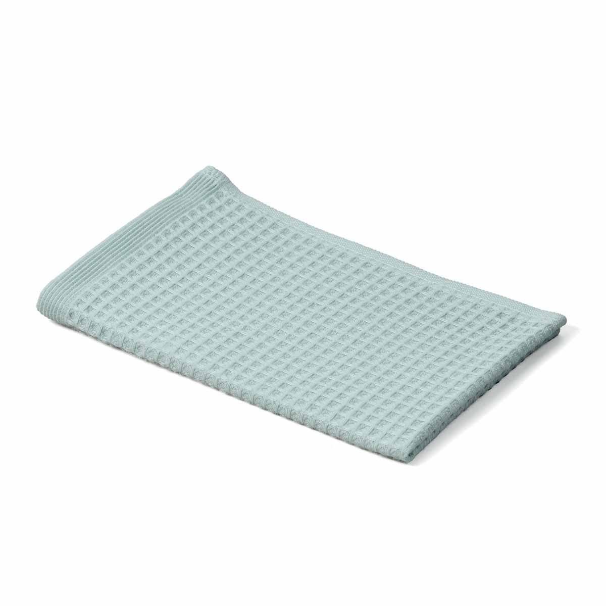 Serviette invitée en coton nid d’abeille 300 g/m² – Coloris Vert d’eau – Gamme Épure #Couleur_VERT D'EAU
