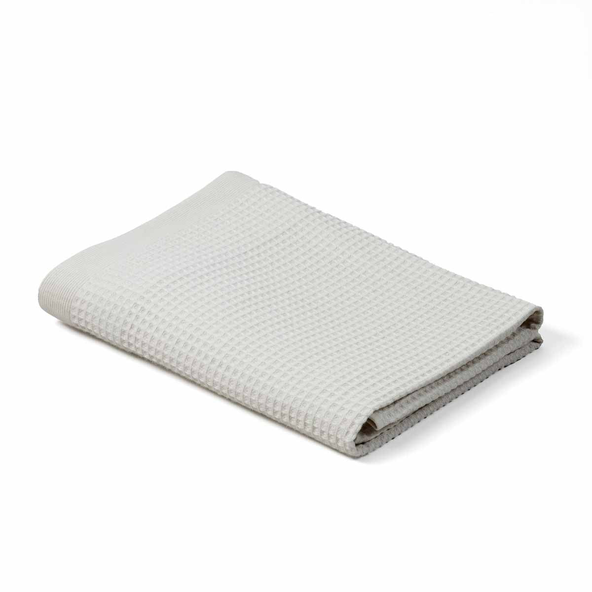 Serviette 50x100 cm en coton nid d’abeille 300 g/m² – Coloris Ficelle – Gamme Épure #Couleur_FICELLE
