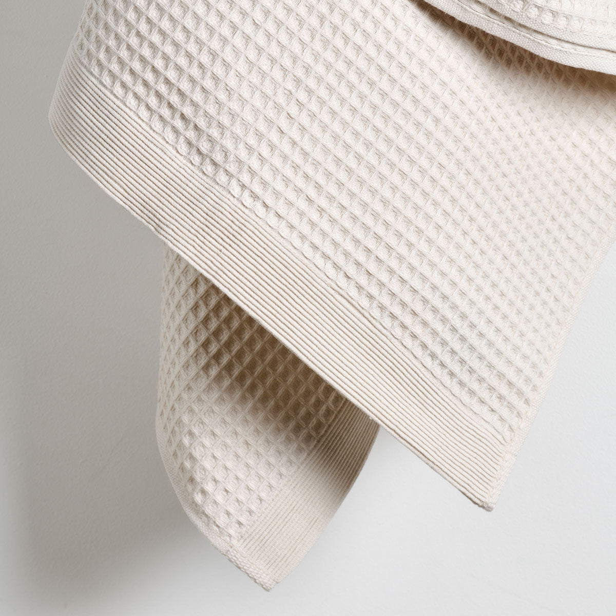 serviette nid abeille ivoire #Couleur_FICELLE