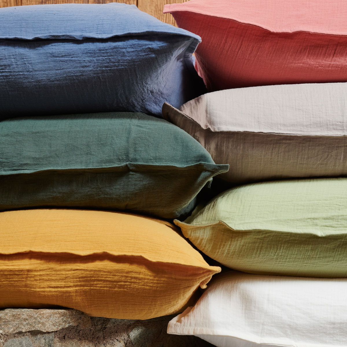 Colorama des taies en gaze de coton