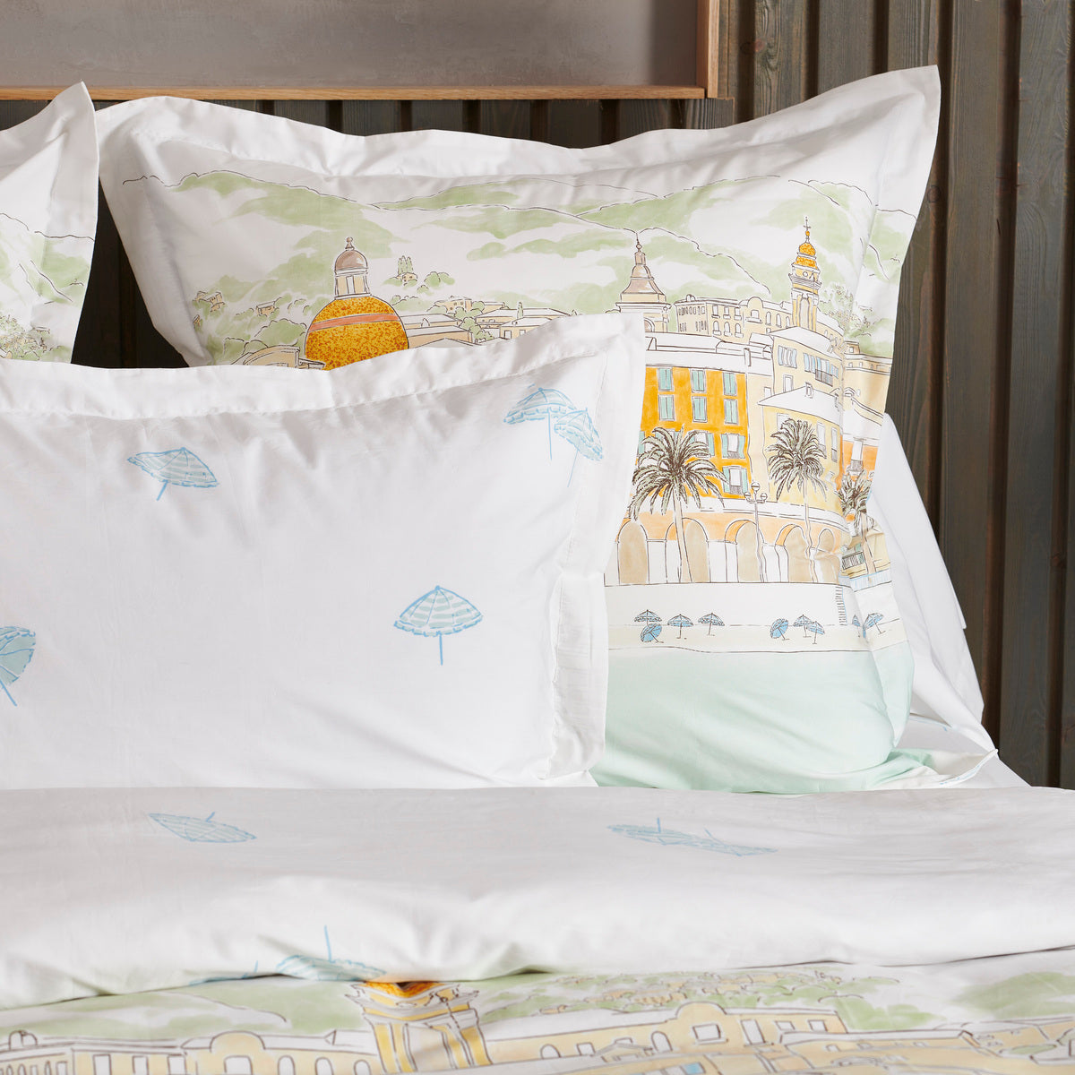 Parure de lit Nice - Percale de coton