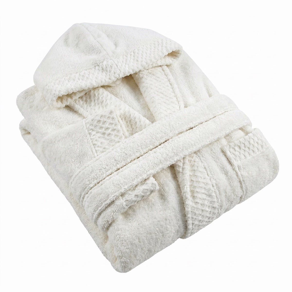 Peignoir Enfant - Coton Zero Twist - 400g/m² #Couleur_IVOIRE