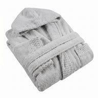 Peignoir Enfant - Coton Zero Twist - 400g/m² #Couleur_GRIS