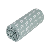 Drap housse Eucalyptus - Percale de coton #Couleur_VERT