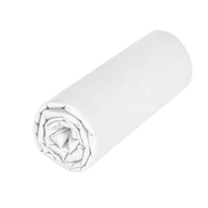 Drap housse Corail - Percale de coton #Couleur_BLANC