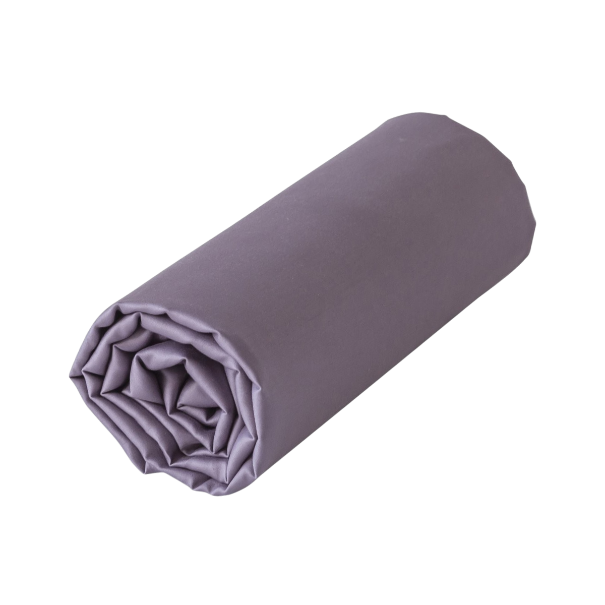 Drap housse Eclose - Satin de coton #Couleur_VIOLET PARME