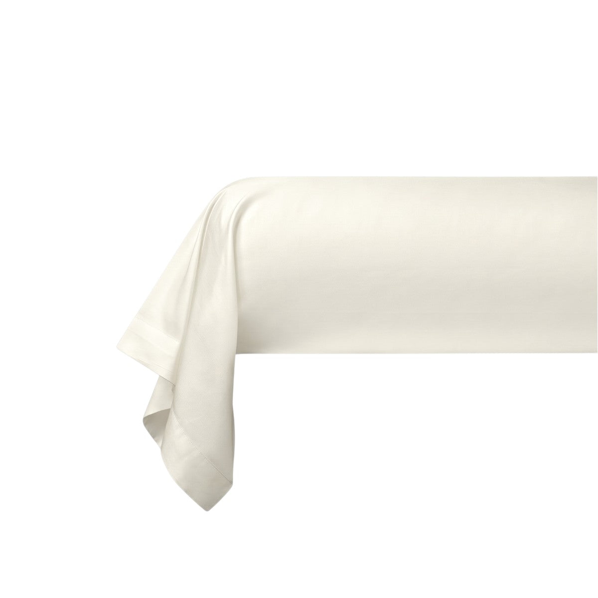 Taie de traversin Charme - Satin de coton #Couleur_IVOIRE