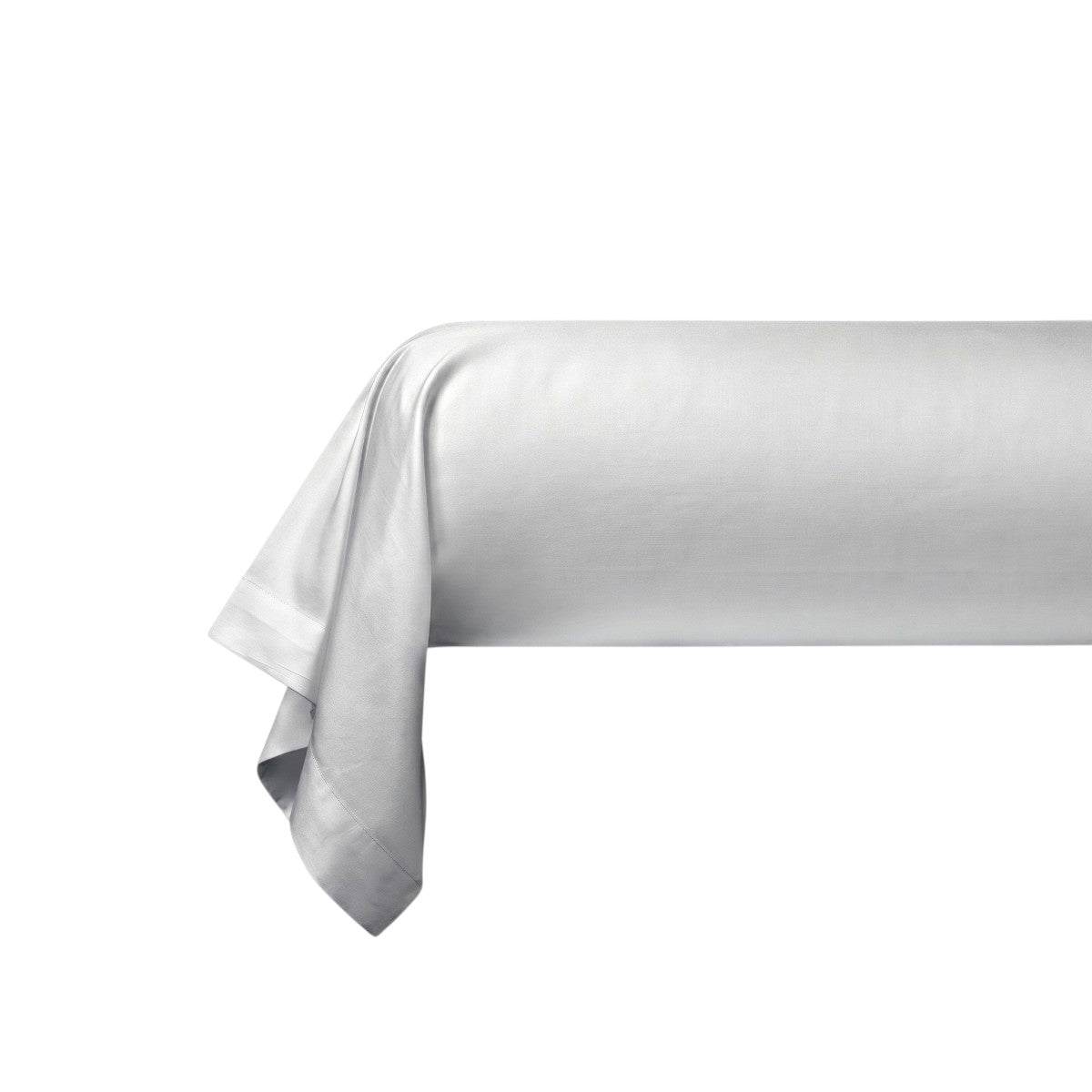 Taie de traversin Charme - Satin de coton #Couleur_GRIS PERLE
