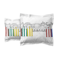Taie d'oreiller Les Planches - Percale de coton