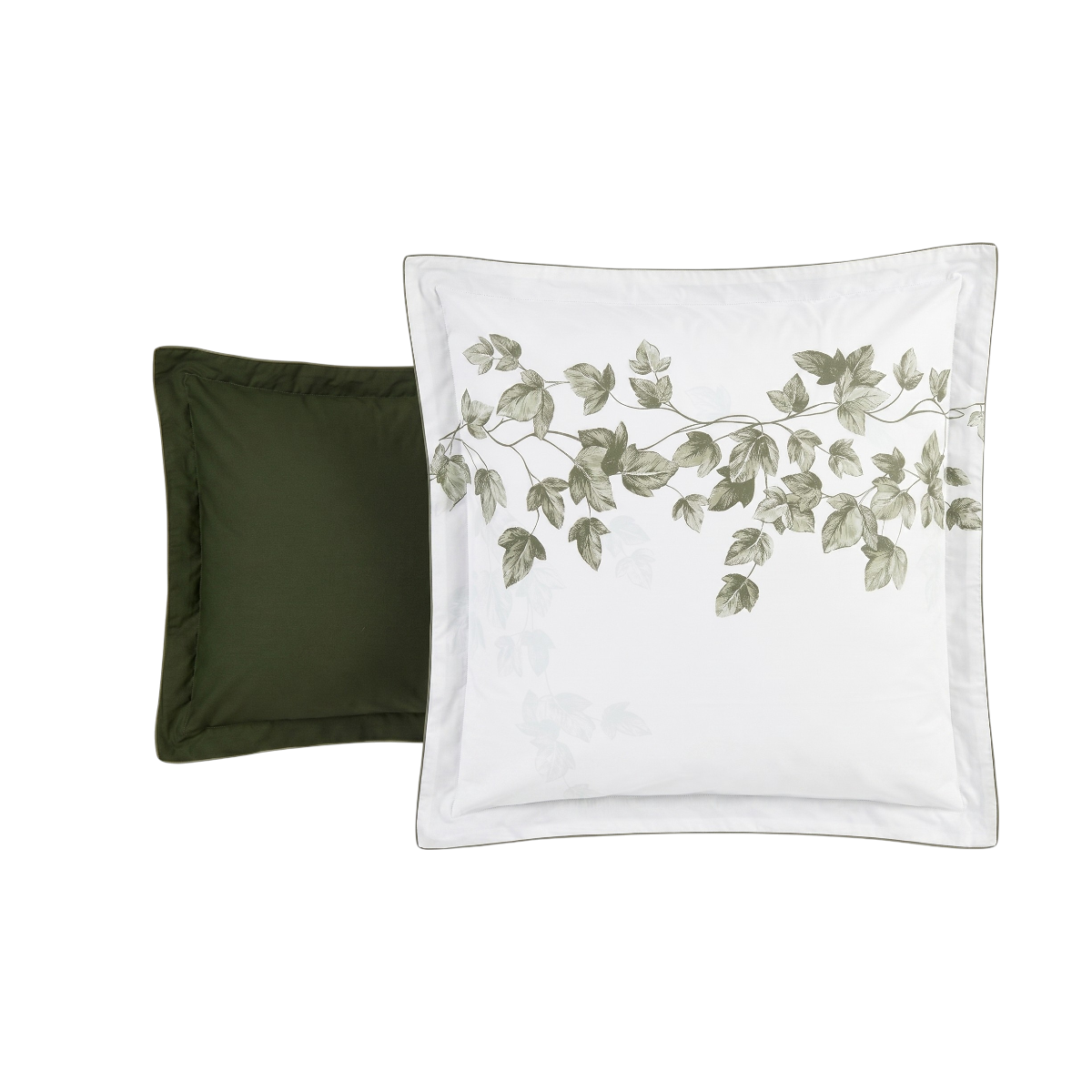Taie d'oreiller Lierre - Percale de coton