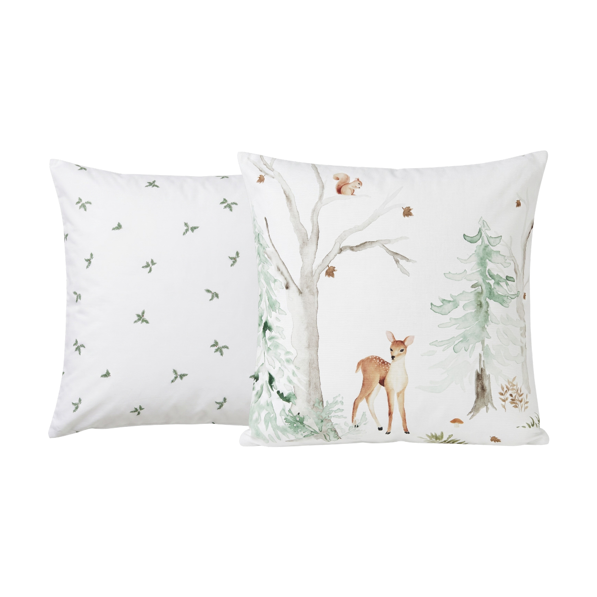 Taie d'oreiller Faon - Percale de coton