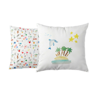 Taie d'oreiller Abécédaire - Percale de coton