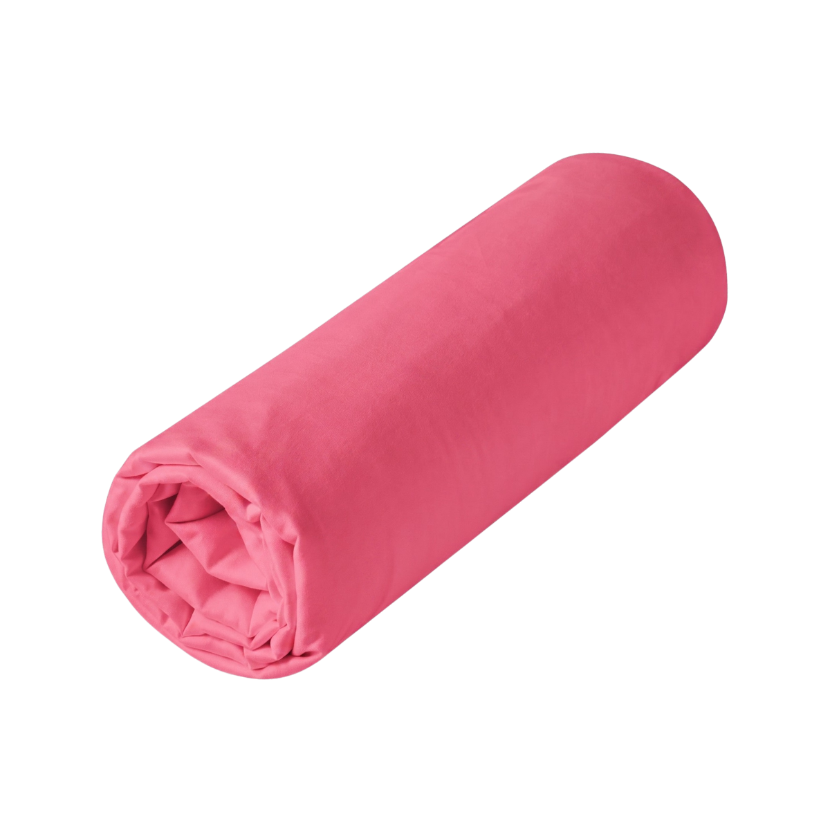 Drap housse - Satin Lavé #Couleur_FRAMBOISE