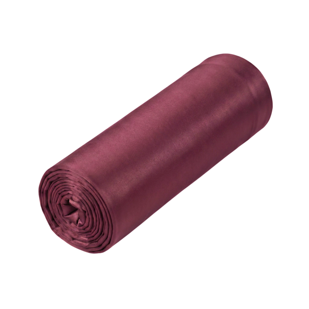 Drap housse Douce Nuit - Satin de coton #Couleur_PRUNE