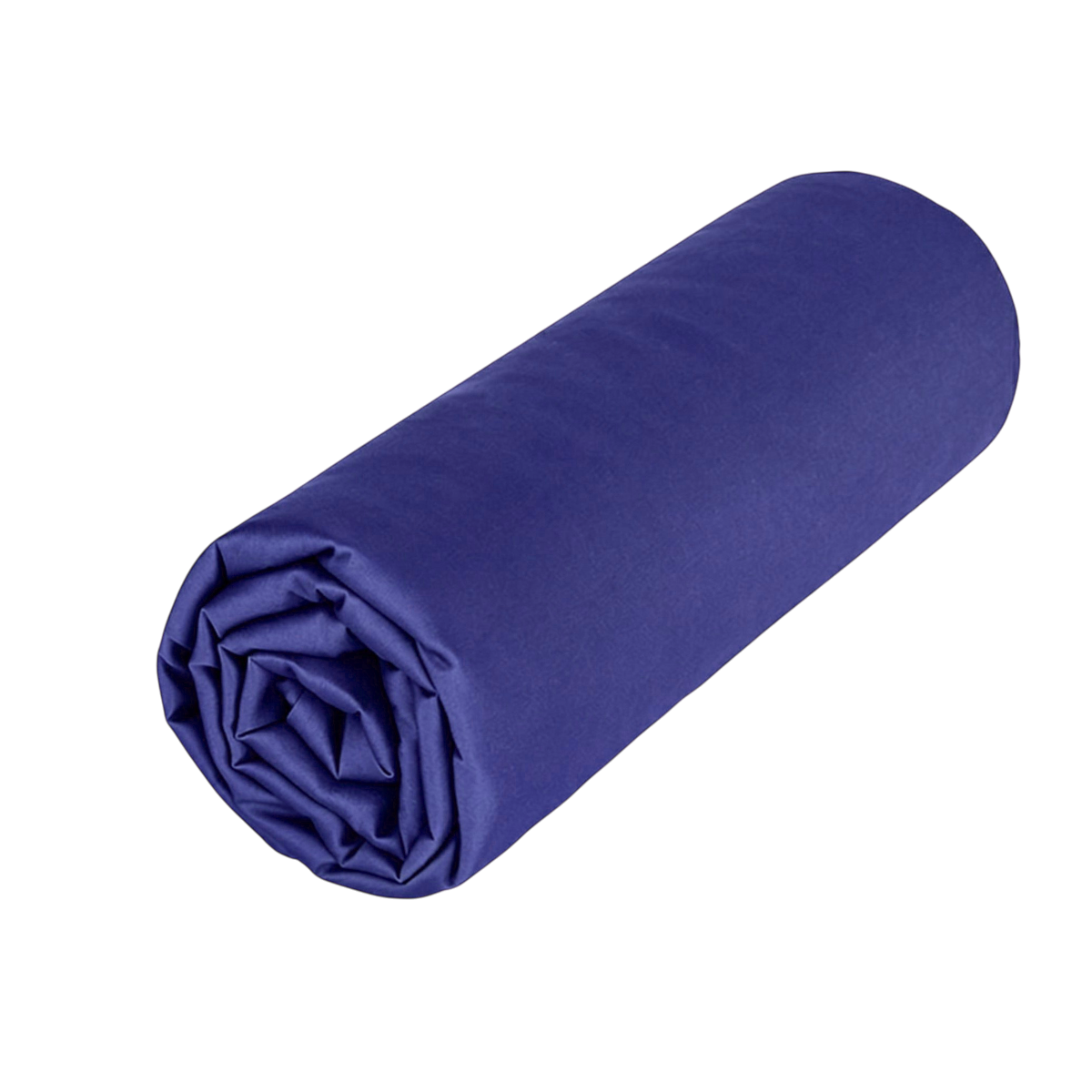 Drap housse Opium - Satin de coton #Couleur_BLEU NUIT