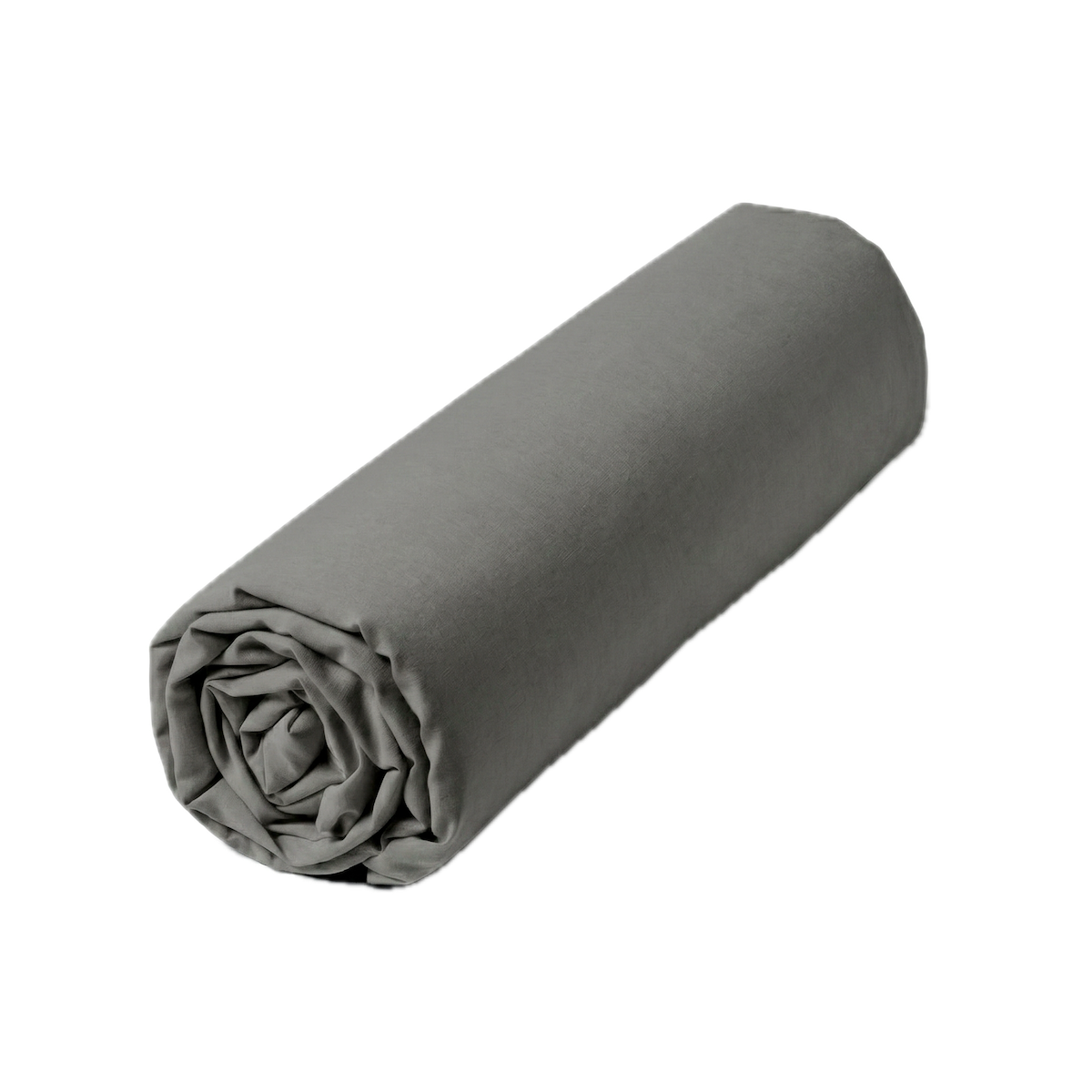 Drap housse - Uni Coton #Couleur_ANTHRACITE