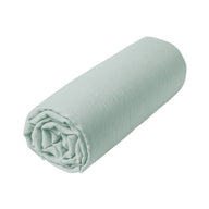 Drap housse - Uni Lin Lave #Couleur_AMANDE