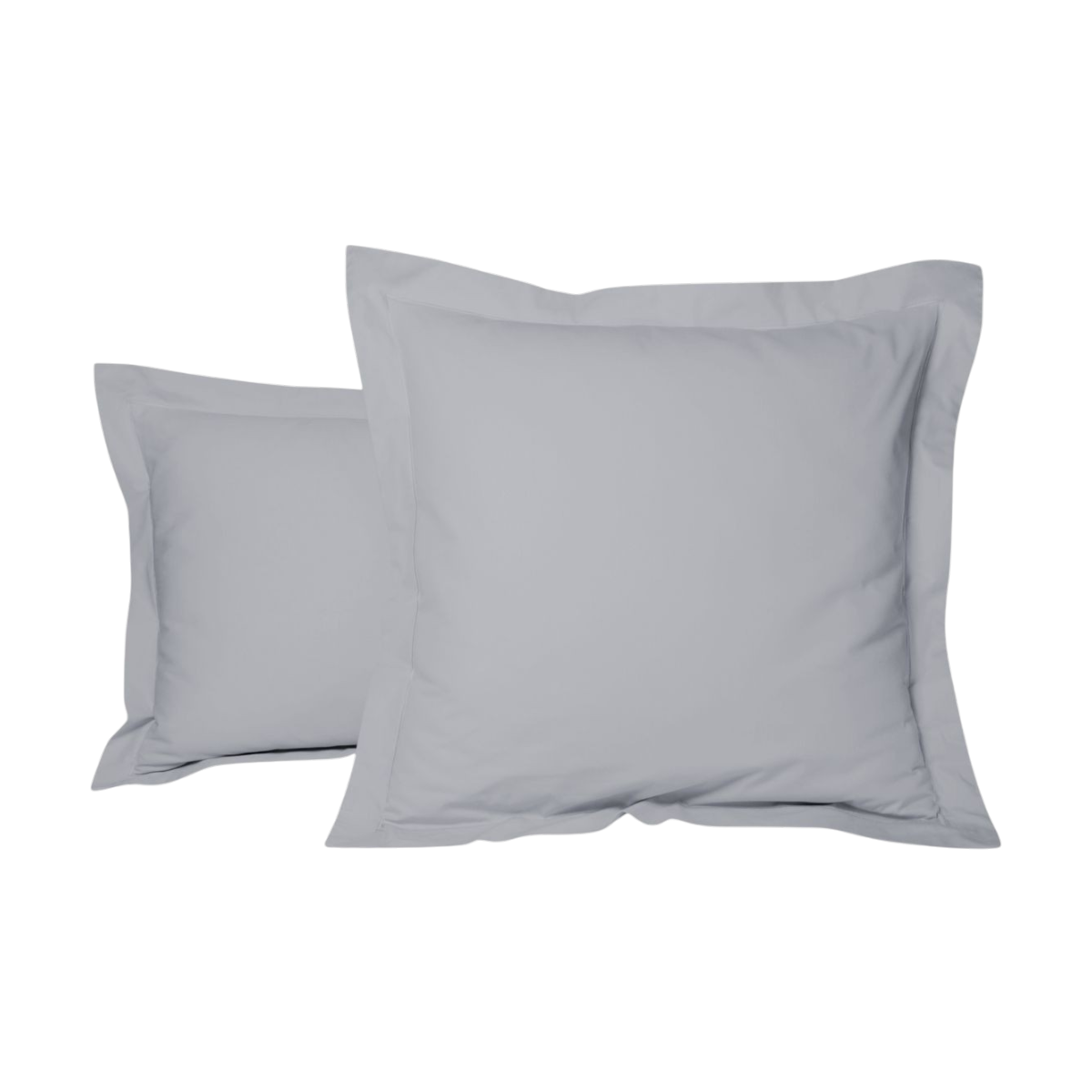 Taie d'oreiller - Uni Percale de coton #Couleur_GRIS