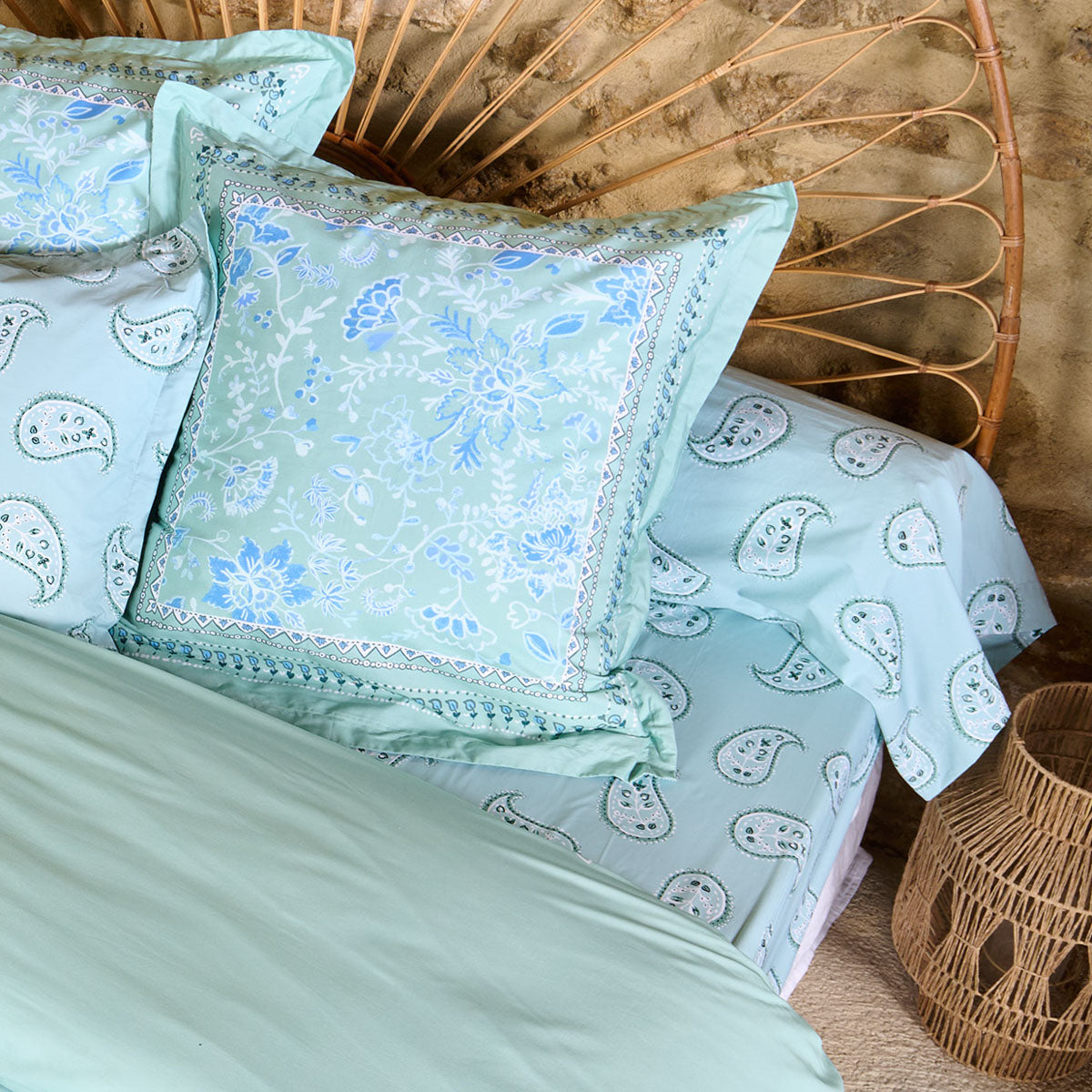 Drap housse Bastide - Percale de coton