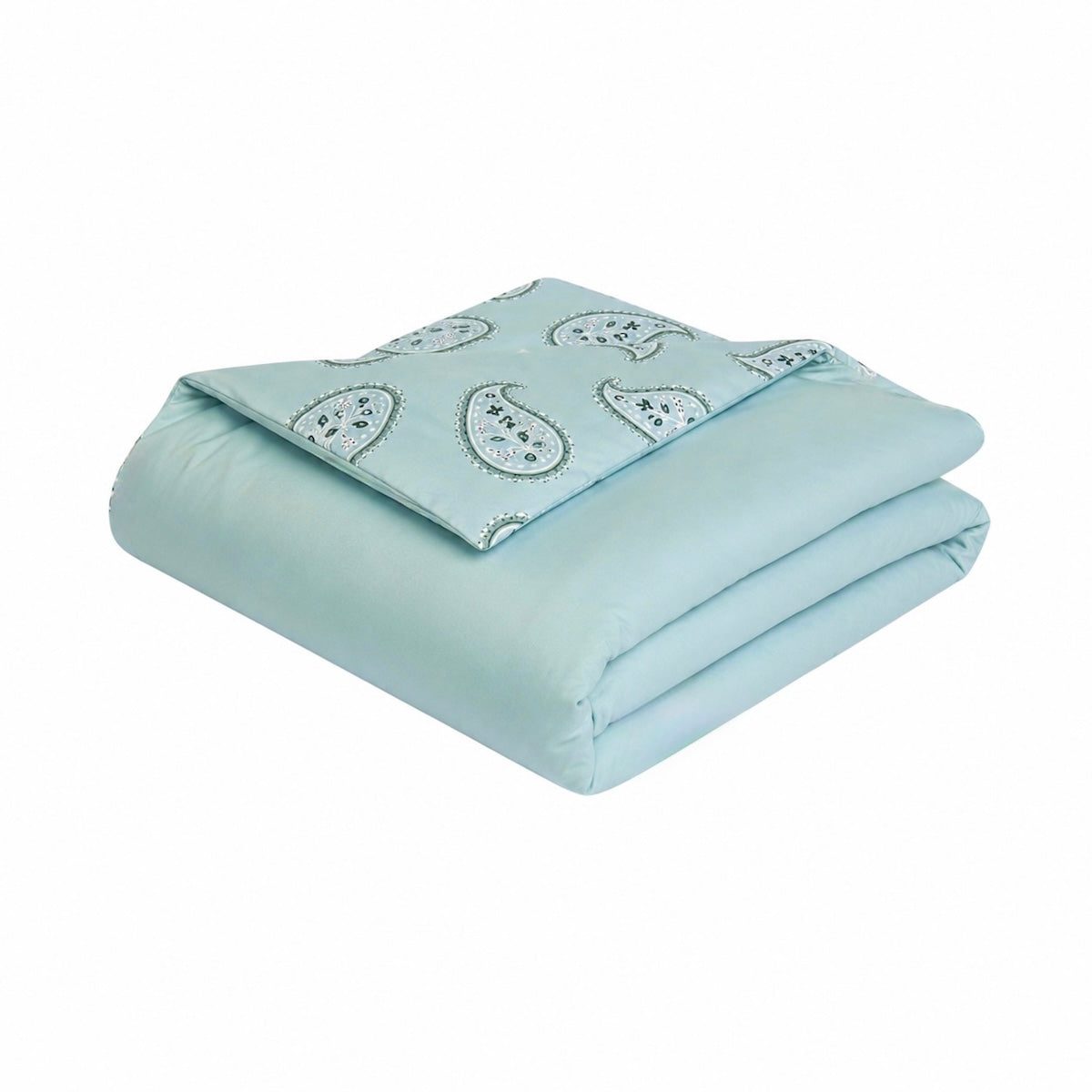 Housse de couette Bastide réversible - Percale de coton 120 fils