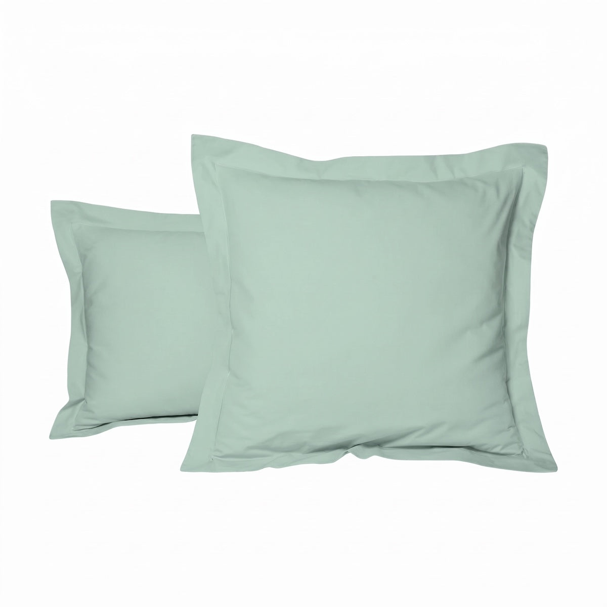Taie d'oreiller - Uni Percale de coton #Couleur_FOUGERE