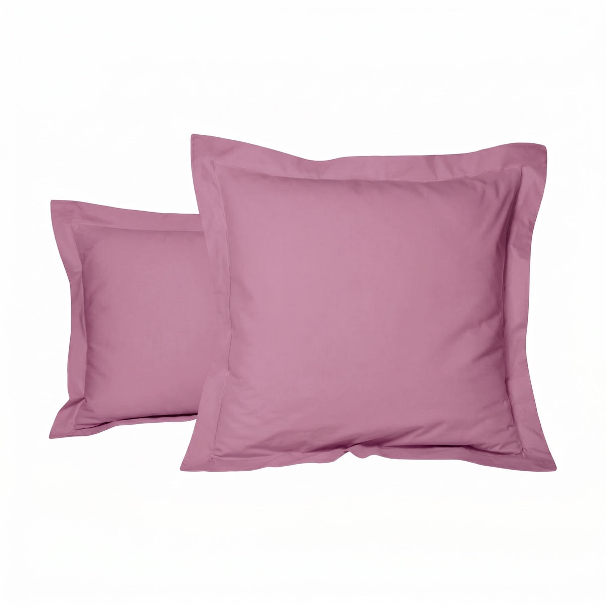 Taie d'oreiller - Uni Percale de coton #Couleur_PRUNE PERCALE