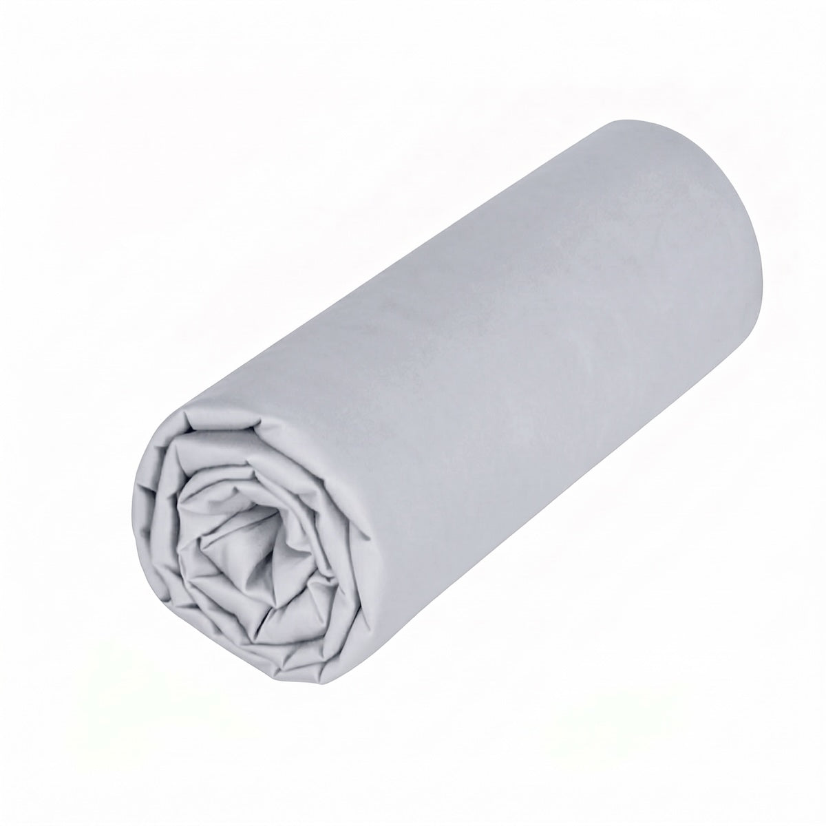Drap housse Duo Coton - Coton 57 fils #Couleur_GRIS SOURIS
