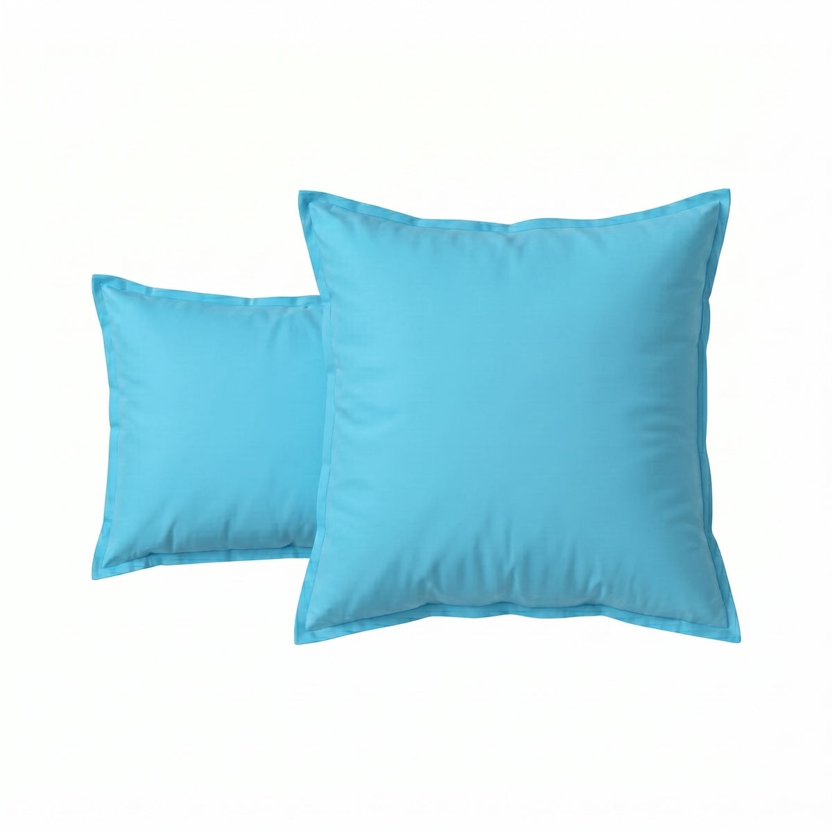 Taie d'oreiller - Coton 57 fils #Couleur_AZUR