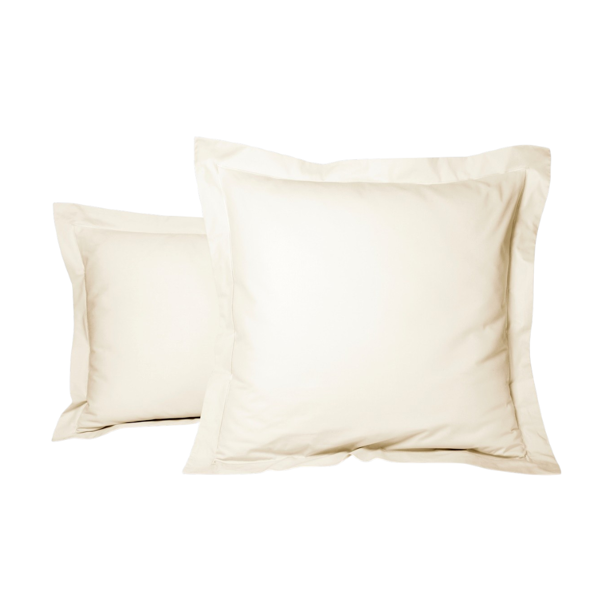 Taie d'oreiller - Uni Coton #Couleur_BEIGE NATUREL