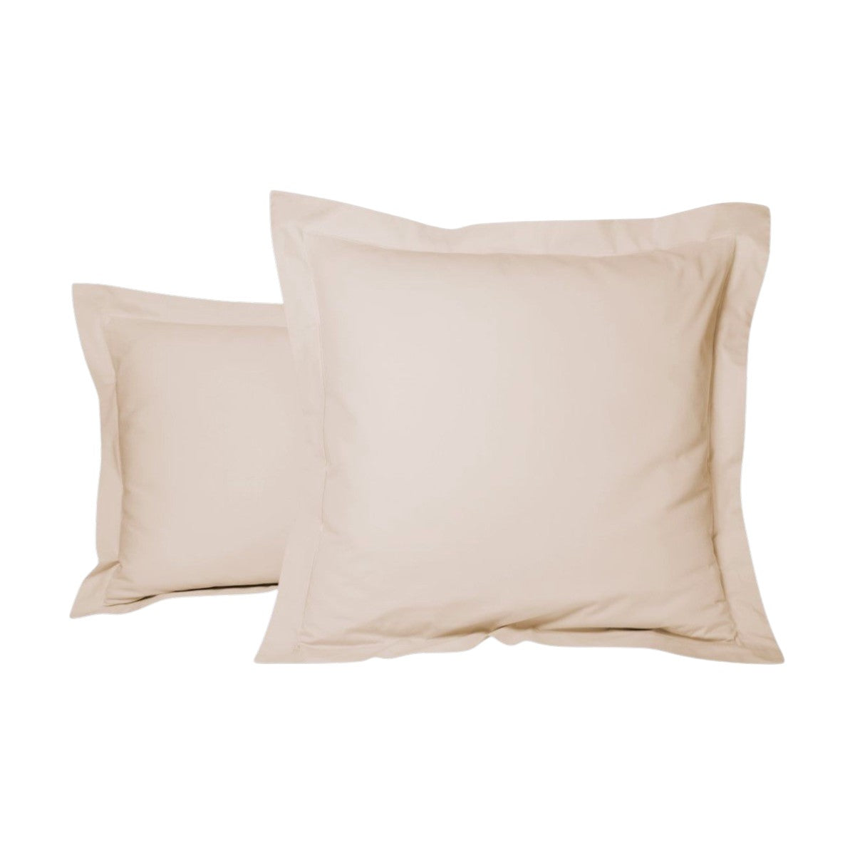 Taie d'oreiller - Uni Coton #Couleur_BEIGE LIN