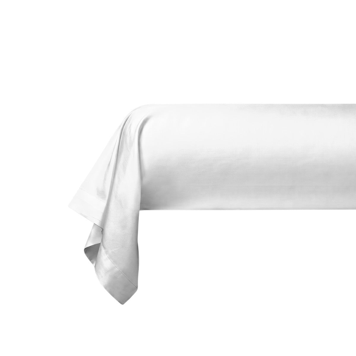 Taie de traversin Douce Nuit - Satin de coton #Couleur_BLANC