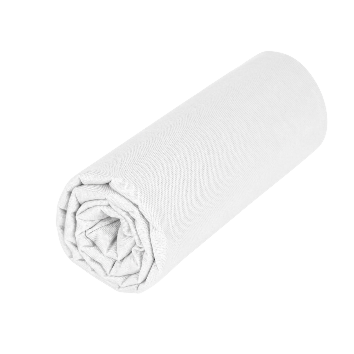 Drap housse Uni - Jersey #Couleur_BLANC