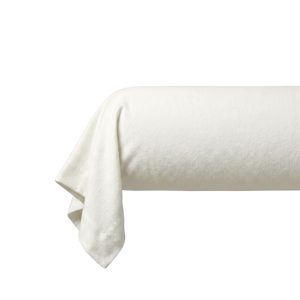 Taie de traversin - Uni Flanelle #Couleur_BEIGE NUAGE