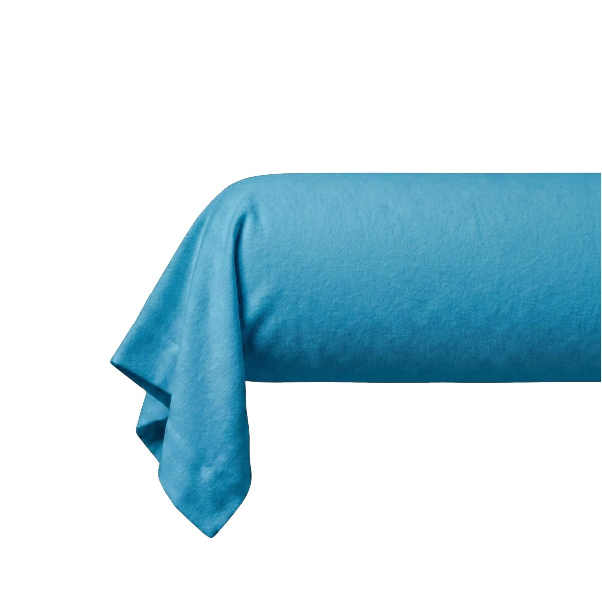 Taie de traversin - Uni Flanelle #Couleur_BLEU CEDRE