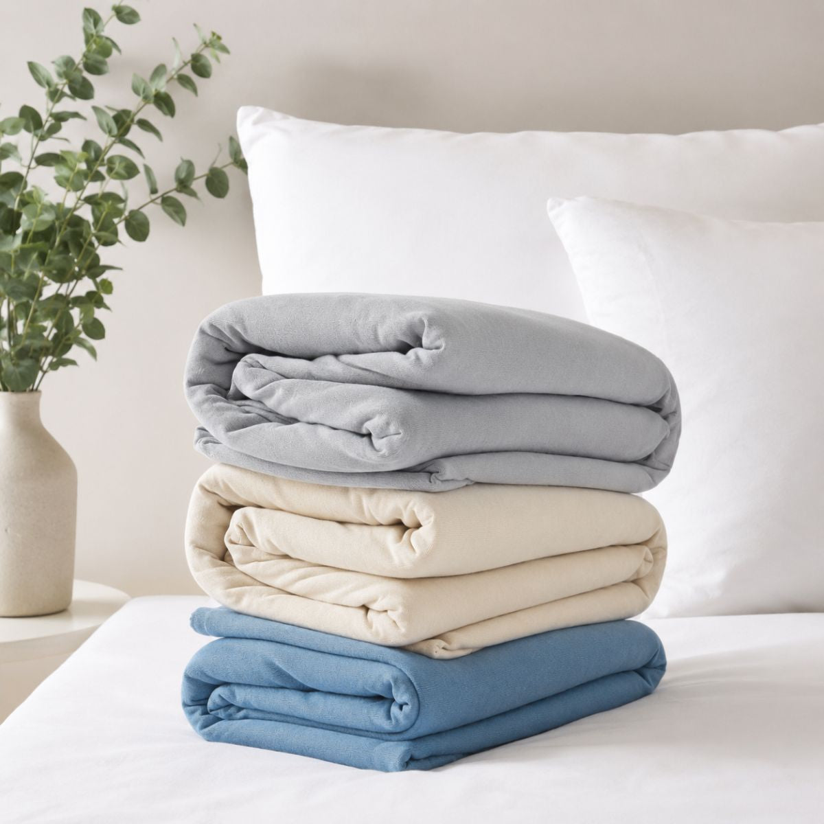 Drap-housse Jersey 100% coton 140 g/m² #Couleur_BLANC