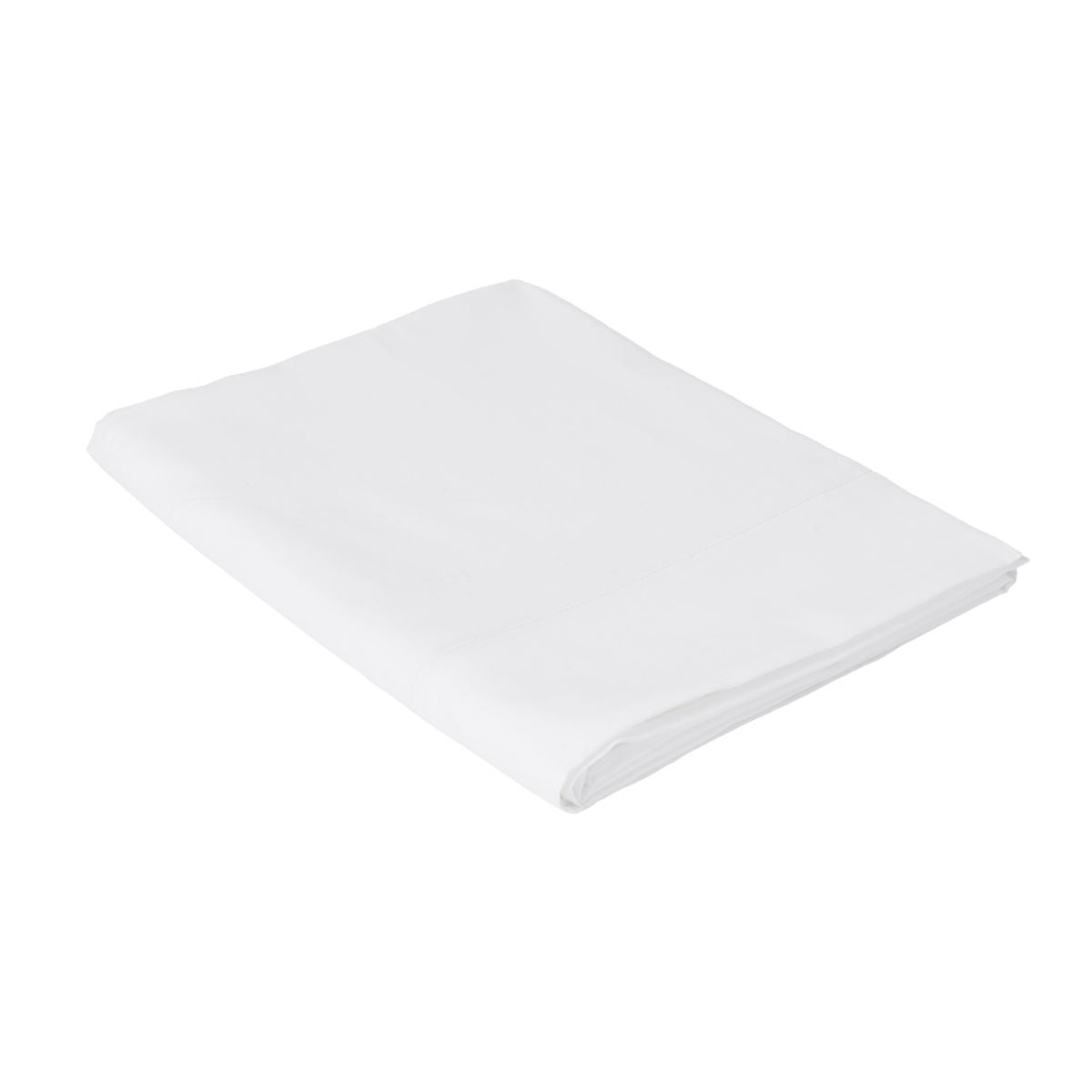 Drap plat Douce Nuit - Satin de coton #Couleur_BLANC