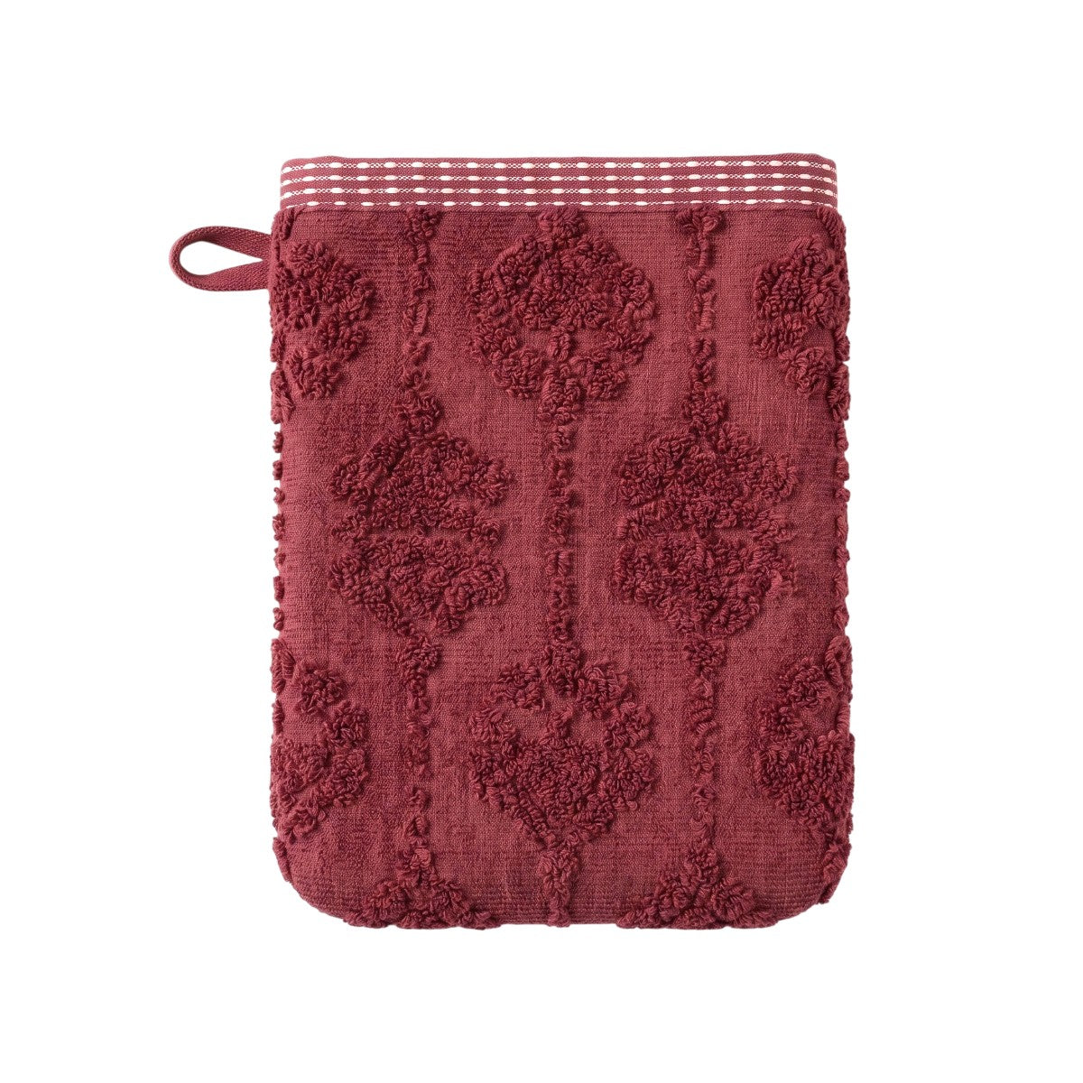 Gant de toilette Néroli - Éponge jacquard ciselée