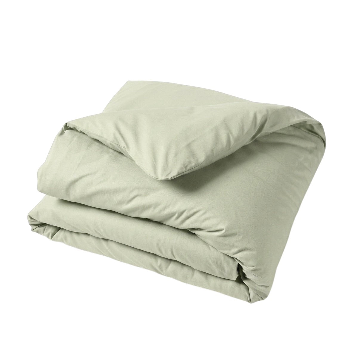 Housse de couette - Uni Percale de coton #Couleur_MOUSSE