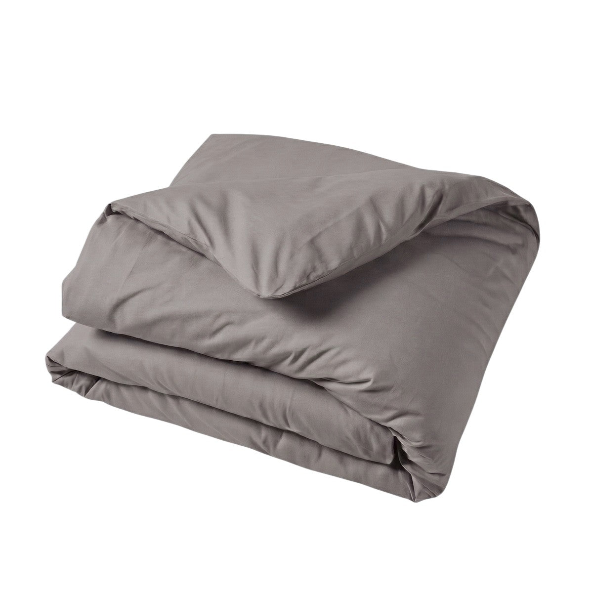 Housse de couette - Uni Percale de coton #Couleur_GRIS