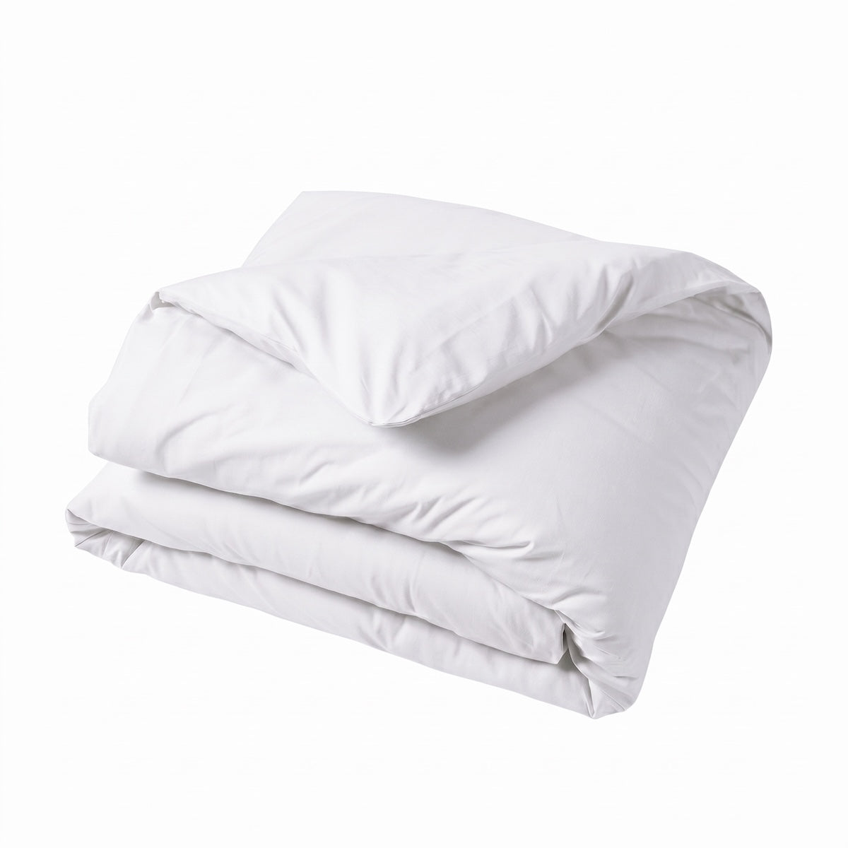 Housse de couette - Uni Percale de coton #Couleur_BLANC
