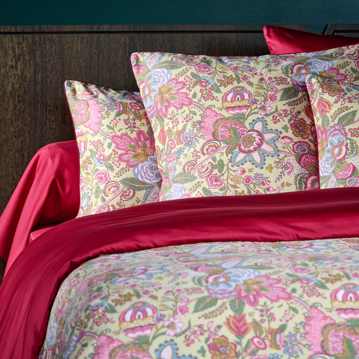 Taie de traversin Palais des Vents – Satin de coton 120 fils