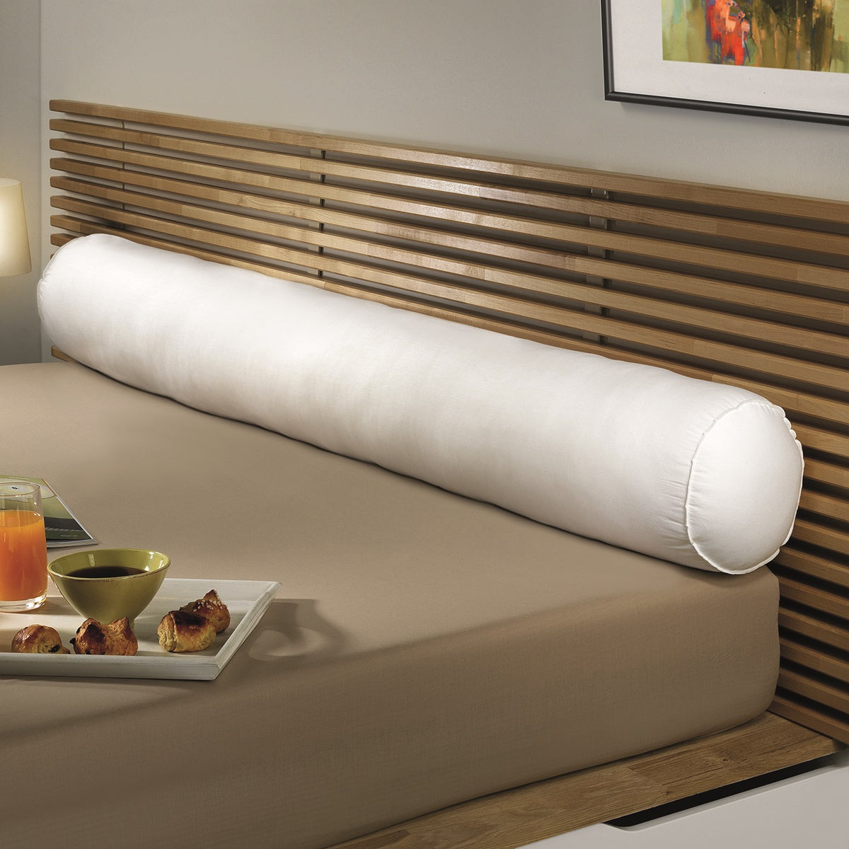 Traversin 10% Duvet Canard Bourdon Blanc | Linge de lit | Tradition des Vosges #Couleur_BLANC