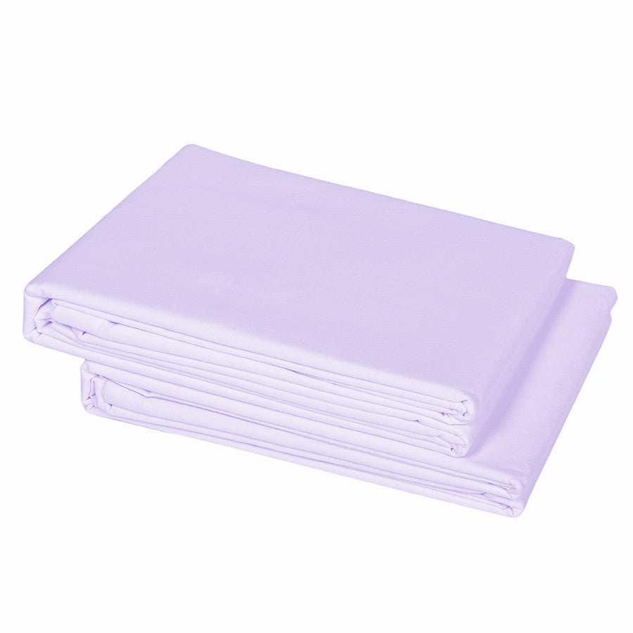 Drap Plat Coton 57 fils Nouvelle gamme Violet parme | Linge de lit | Tradition des Vosges