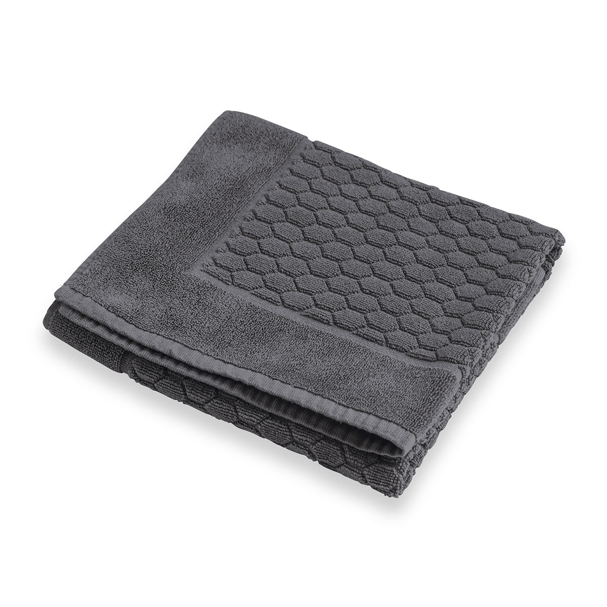 Tapis De Bain Uni 600g Modal Anthracite | Linge de bain | Tradition des Vosges #Couleur_GRIS ANTHRACITE 