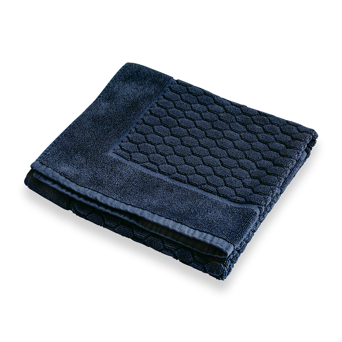 Tapis De Bain Uni 600g Modal Marine | Linge de bain | Tradition des Vosges #Couleur_BLEU MARINE