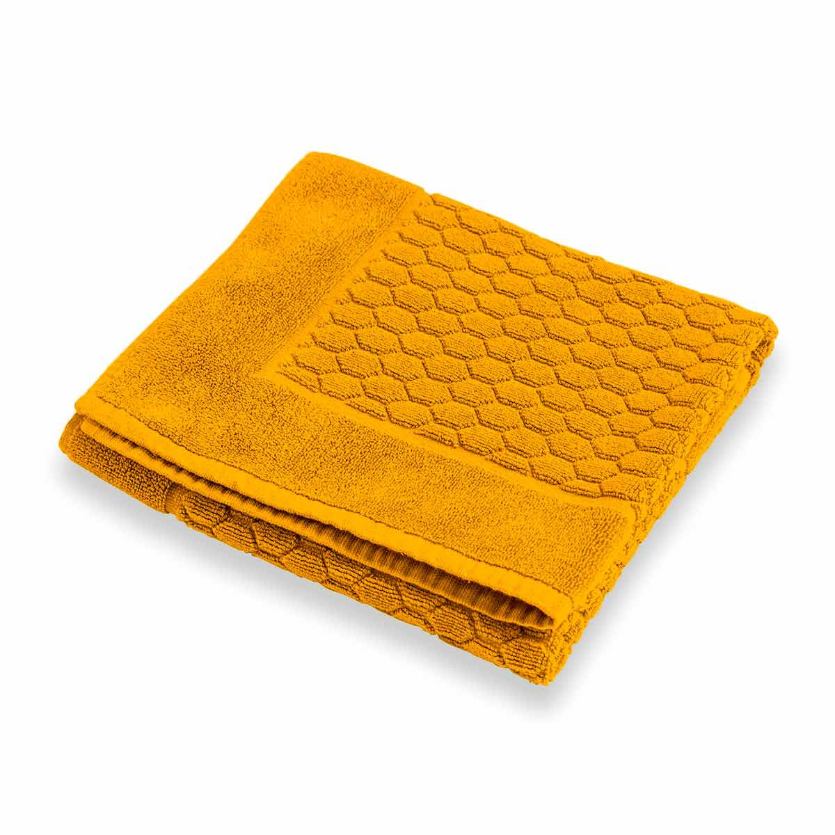 Tapis De Bain Uni 600g Modal Ocre | Linge de bain | Tradition des Vosges #Couleur_OCRE