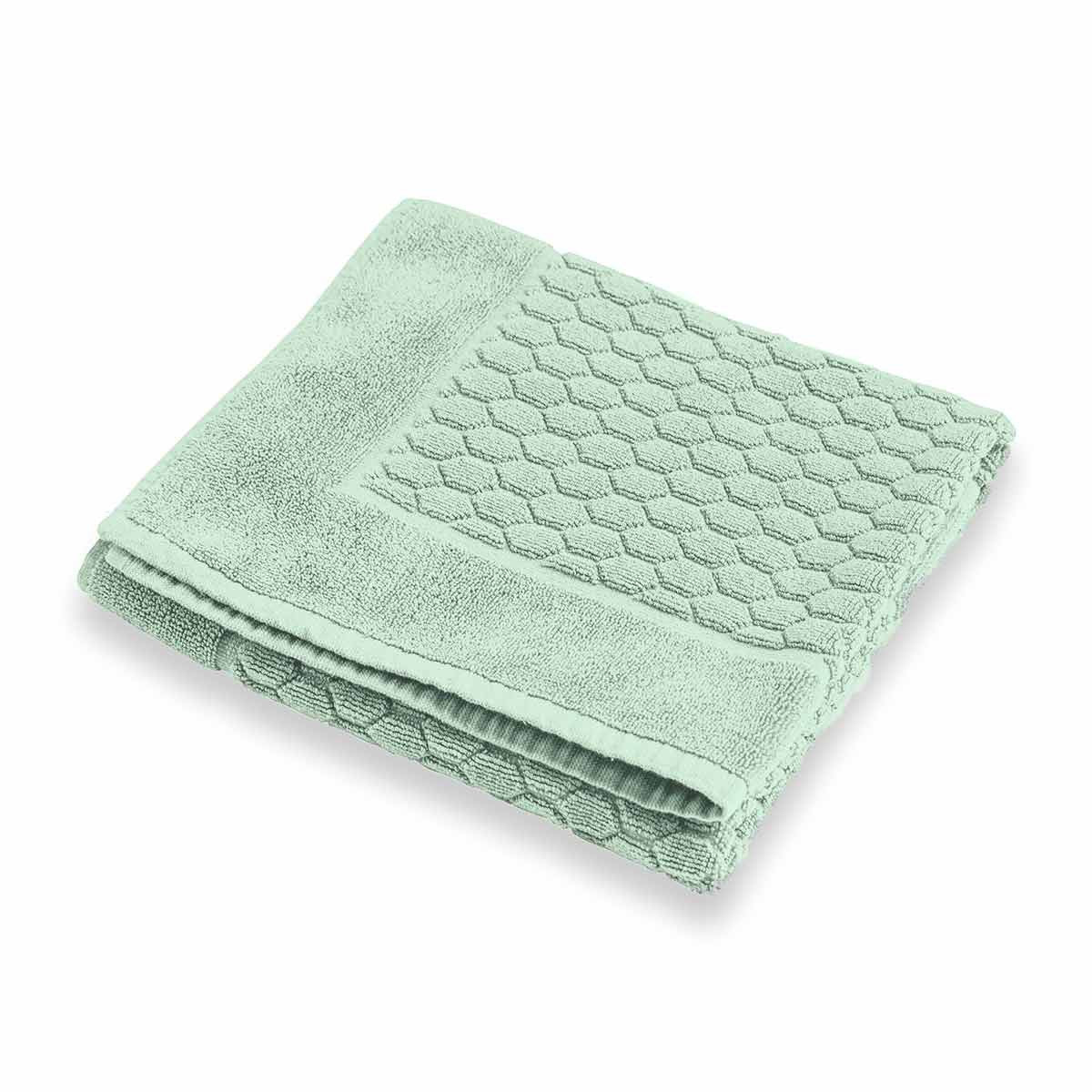 Tapis De Bain Uni 600g Modal Vert d'Eau | Linge de bain | Tradition des Vosges #Couleur_VERT D'EAU