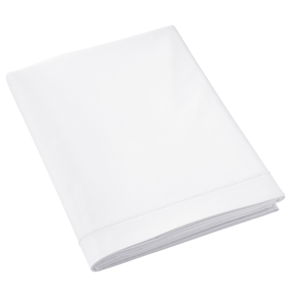 Drap Uni Percale - Blanc #Couleur_BLANC