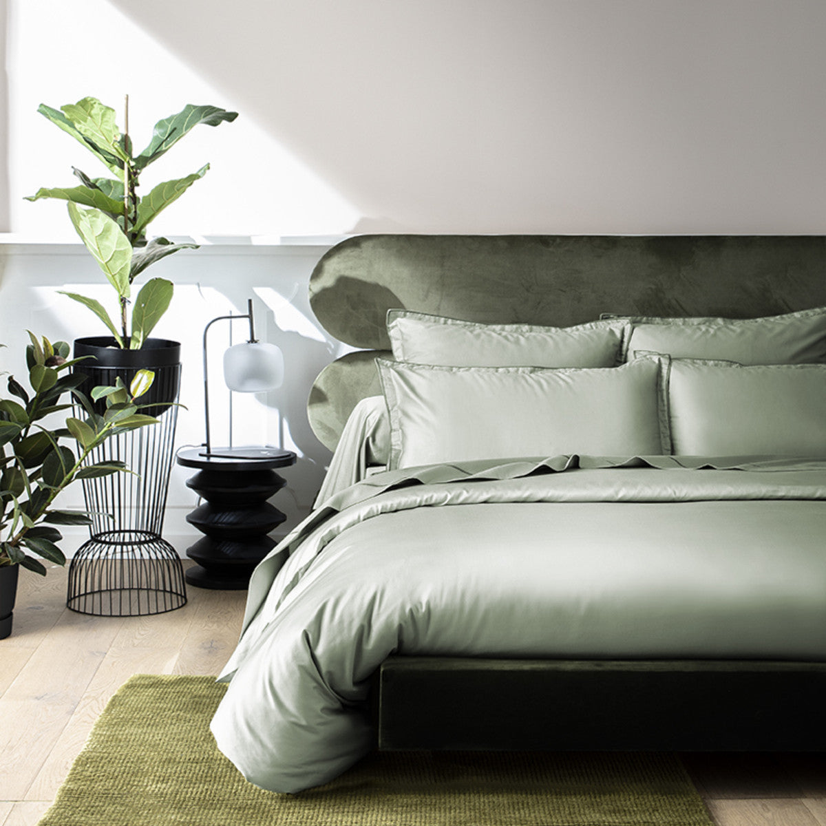 Housse Couette Opium - Sauge #Couleur_SAUGE