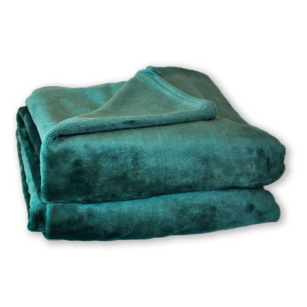 Plaid Polyester - Vert Sapin #Couleur_VERT SAPIN